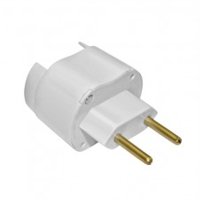 5014 - ADAPTADOR 2 PINOS 10A 250V BRANCO